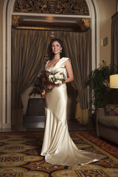 casablanca champagne wedding dress Casablanca Bridal | Miosa Bride - Masie