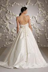 Lazaro Silk Shantung Ball Gown Wedding Dress