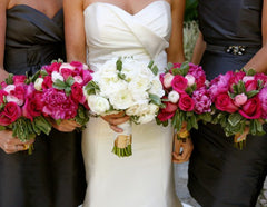 Amsale 'Bailey' Wedding Dress Front Close