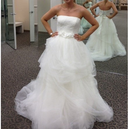 Vera wang tulle outlet ball gown