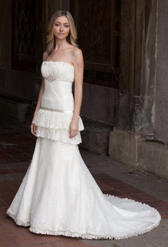 Priscilla of Boston Platinum STYLE PL163 Wedding Dress