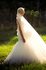 Romona Keveza Lace Mermaid Wedding Dress