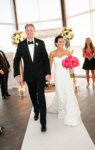 Oscar de la Renta Alencon Lace Gown