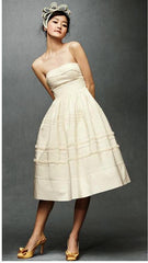 BHLDN Fondant Silk-Cotton Wedding Dress