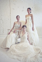 Monique Lhuillier
Josie
Crystal Embroidered
A-line
Sheath
Strapless
Silk
Ivory
Wedding Dress
Group shot