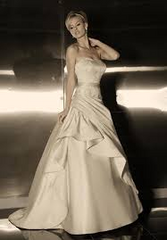 Simone Carvalli 90148 Strapless Wedding Dress