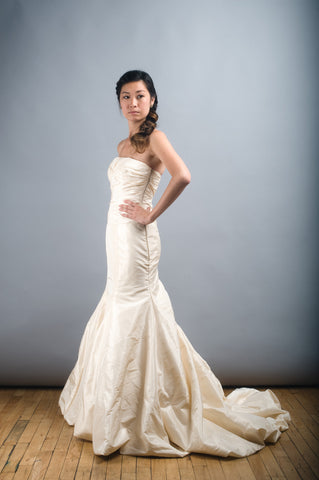Vera Wang Silk Mermaid Wedding Dress