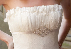 Priscilla of Boston Platinum STYLE PL163 Wedding Dress