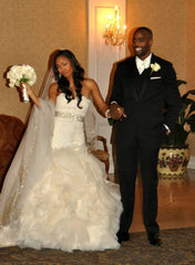 Lazaro LZ3253 Ivory Organza Mermaid Ball Gown