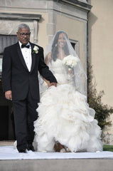 Lazaro LZ3253 Ivory Organza Mermaid Ball Gown