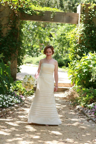 Strapless Alice Vera Wang Tulle Wedding Gown