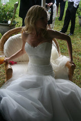 Romona Keveza Lace Mermaid Wedding Dress