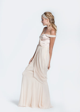 Winifred Bean 'Tulipe' Blush Wedding Dress