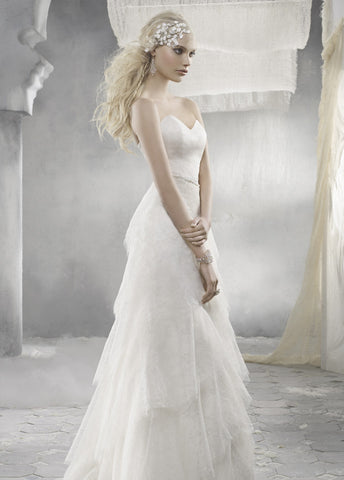 Alvina Valenta AV9260 Chantilly Lace Wedding Dress