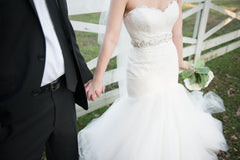 Romona Keveza Lace Mermaid Gown Style L315