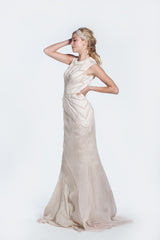Bibhu Mohapatru 'Gwyneth' Ivory & Nude Mermaid Wedding Dress
