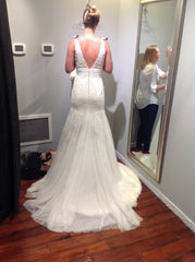 WToo Noella VNeck Trumpet Wedding Dress