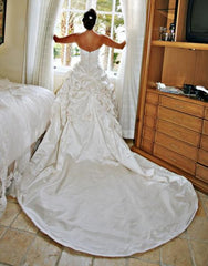 Monique Lhuillier Camelot Silk Ball Gown