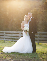 Romona Keveza Lace Mermaid Gown Style L315