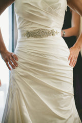 Monique Lhuillier French Satin Bliss Wedding Dress
