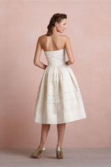BHLDN Fondant Silk-Cotton Wedding Dress
