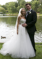 Monique Lhuillier Creme Brulee Wedding Dress