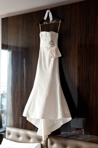 Amsale 'Aubrey' Strapless Silk Gown