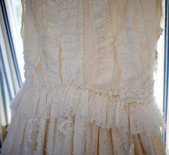 Elizabeth Fillmore Mermaid Textured Wedding Dress Detail