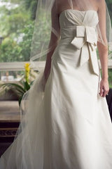 Vera Wang Domonique Silk A-line Wedding Dress