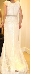 Sleeveless Vera Wang Embellished Wedding Dress