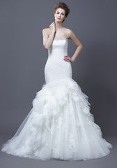 Enzoani Haldana Trumpet Tulle Wedding Dress