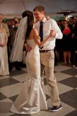 Michelle Roth 'Millie' Wedding Dress
Satin
Trumpet
Strapless
Back side
