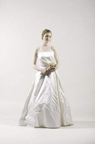 Marisa Silk Satin Gown
