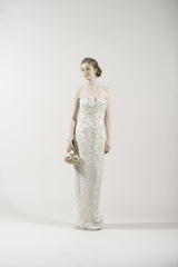 Dennis Basso 1107
Kleinfeld
Style 6255GGLO
Sheath
Satin
Ivory
Sweetheart
Wedding Dress
Front wide