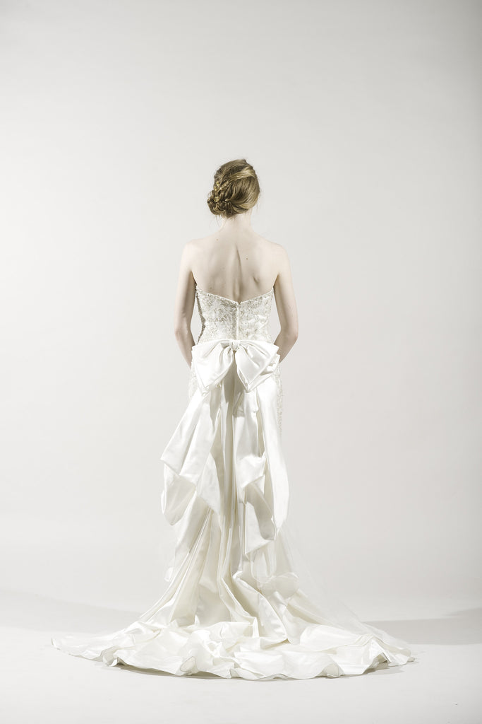 Dennis Basso 1107 Ivory Satin Wedding Dress for Kleinfeld Instant Filters 2 Dennis Basso 1107 Ivory Satin Wedding Dress for Kleinfeld Instant Filters 2