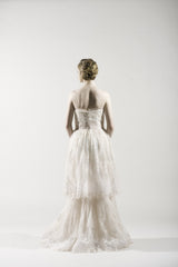 Carolina Herrera
Diana
Kleinfeld
Style 099
Lace
A-line
Sweetheart
Strapless
Blush
Wedding Dress
Back wide