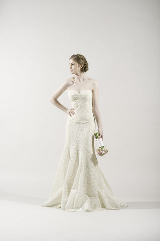 Monique Lhuillier Two Piece Corsette