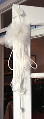 Augusta Jones 'Annalize' Organza Gown
Trumpet
V-neck
Sheet boat-neck
Ivory
Sweep train
Belt Floral
