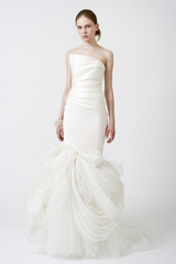 Vera Wang 'Fiona' Mermaid Ivory Wedding Gown Front Wide