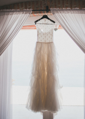 Valentino Lace & Ruffled Silk Organza Wedding Dress