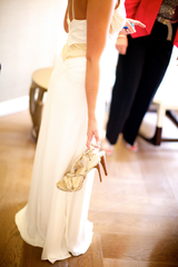 Angelo Lambrou Aurora Silk Sheath Wedding Dress
