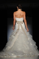 Anne Barge Devereaux Ball Gown with 3D Flowers Wedding Dress