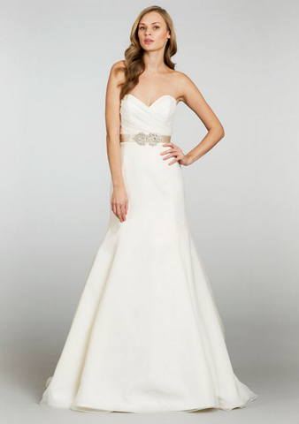 Jim Hjelm Laila Sweetheart Organza Wedding Dress