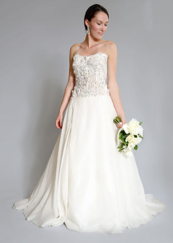 Monique Lhuillier 'Cypress' Corset Gown