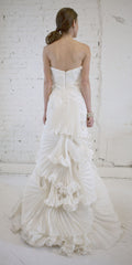 Marchesa
Silk
Asymmetric
Pleated
Ruffle
Wedding Dress
back