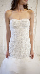 Monique Lhuillier
Lumiere
Lace
Horsehair
White
Crystal
Mermaid
Wedding Dress front close