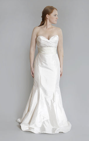 Tara Keely 'TK2060' Silk Strapless Dress
