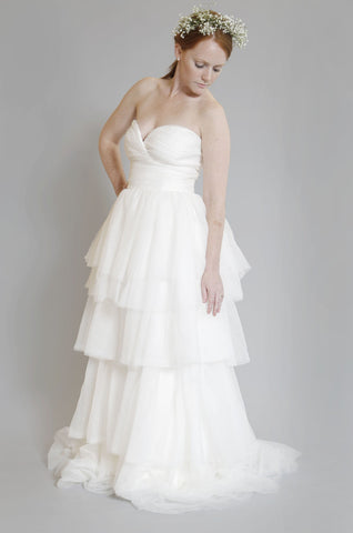 Monique Lhuillier 'Atelier' Silk Tulle Dress