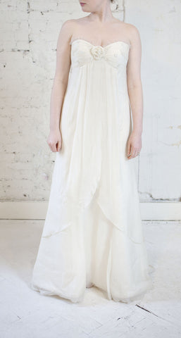 Melissa Sweet 'Gabrielle' Silk Sweetheart Gown