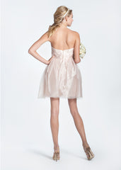Sarah Seven Blush Powdered Sugar Dress